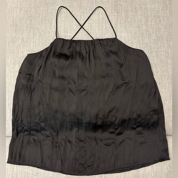 Mod Ref All Row satin cami top racer back blouse - Picture 10 of 12